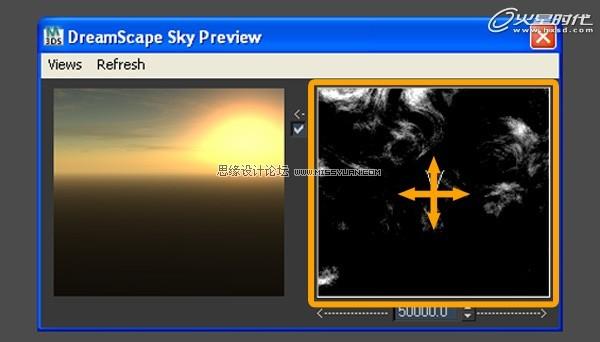 使用3ds Max创建平静的海面和美丽的夕阳
